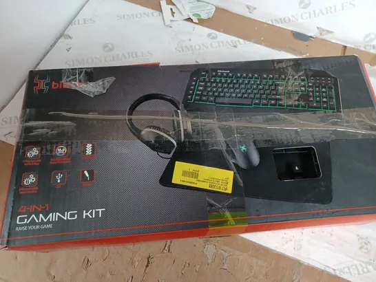 BLACKWEB 4 IN 1 GAMING KIT - KEYBOARD, MOUSE, HEADSET AND MOUSEMAT