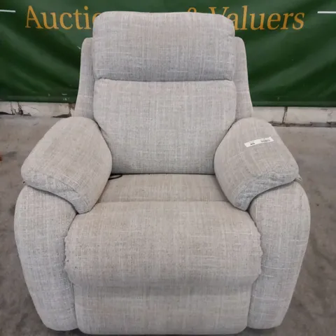 DESIGNER G PLAN KINGSBURY BEACH OATMEAL ELECTRIC RECLINING ARM CHAIR