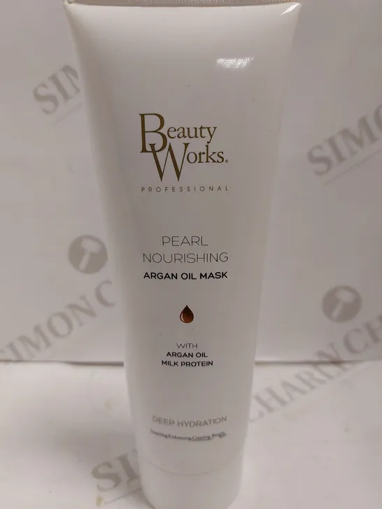 BEAUTY WORKS PEARL NOURISHING ARGAN OIL MASK - 250ML