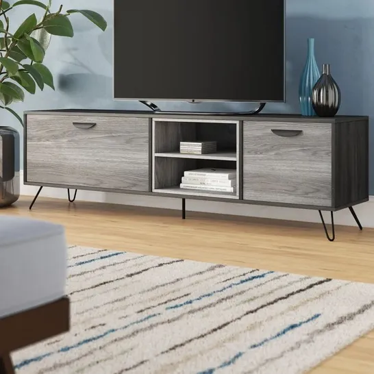 BOXED SONOMA GREY OAK TV STAND 