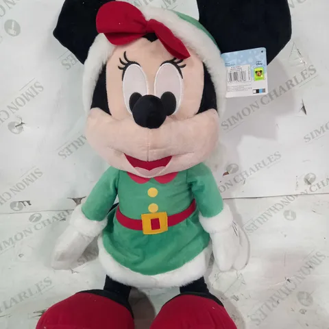 DISNEY FESTIVE MINNIE LARGE SOFT PLUSH TOY