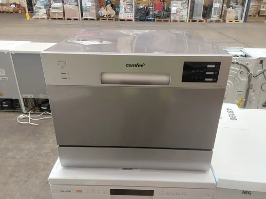 COMFEE KWH-TD602E-S FREESTANDING TABLE TOP COMPACT DISHWASHER - SILVER