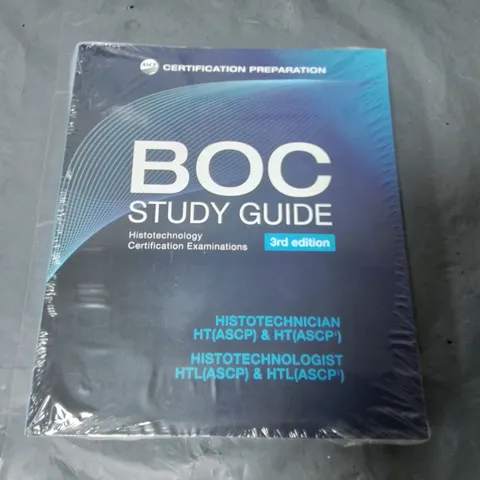 SEALED BOC STUDY GUIDE HISTOTECHNOLOGY CERTIFICATION EXAMINATIONS 3RD EDITION