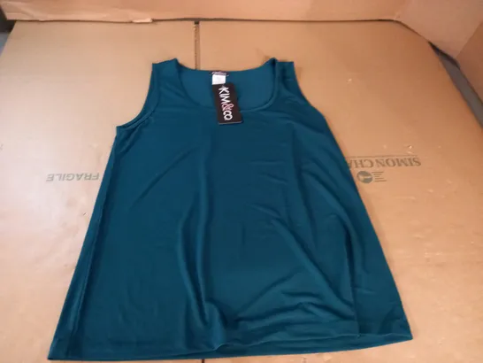 KM & CO GREEN TANK TOP - L/G