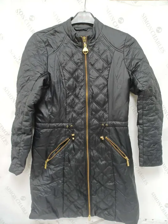 BARBOUR WOMENS BLACK LIGHTWEIGHT JACKET - 10