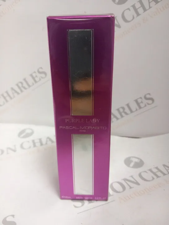 BOXED AND SEALED PURPLE LADY PASCAL MORABITO PARIS EAU DE PARFUM 100ML