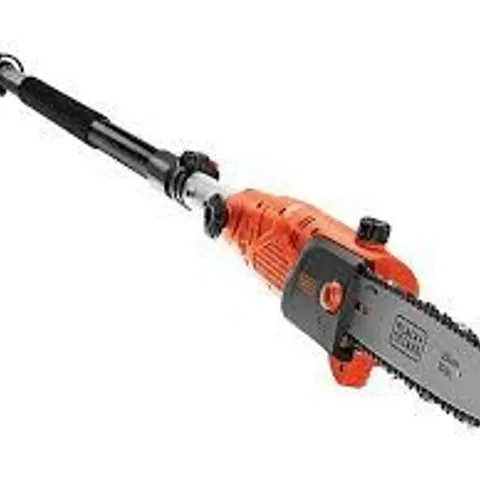 BOXED BLACK + DECKER PS7525 CORDED POLE SAW 25CM BAR 800W 240V