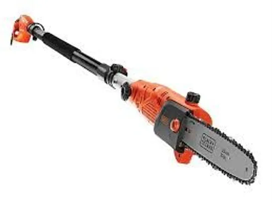 BOXED BLACK + DECKER PS7525 CORDED POLE SAW 25CM BAR 800W 240V