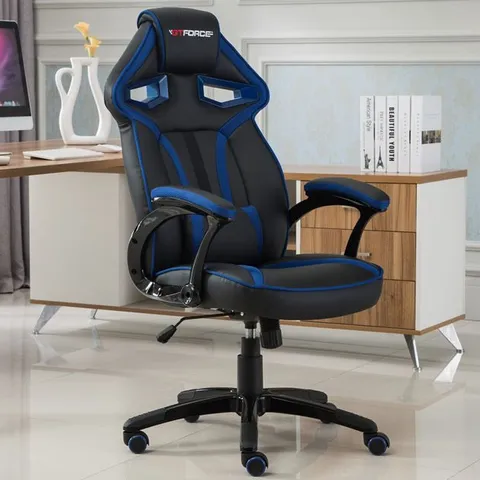 BOXED ROADSTER 1 SPORTS OFFICE CHAIR BLUE (1 BOX)