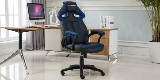 BOXED ROADSTER 1 SPORTS OFFICE CHAIR BLUE