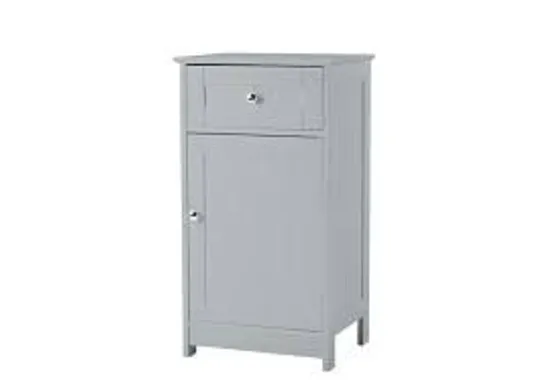 BOXED ALASKA LOW BATHROOM CABINET - GREY