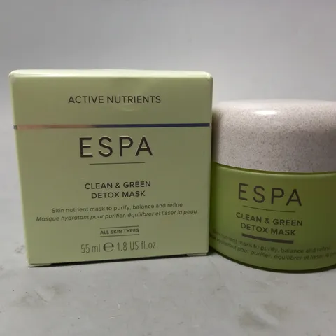 BOXED ESPA CLEAN & GREEN DETOX MASK (55ml)