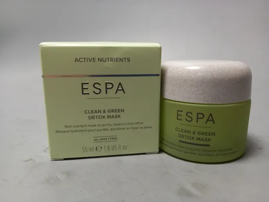 BOXED ESPA CLEAN & GREEN DETOX MASK (55ml)