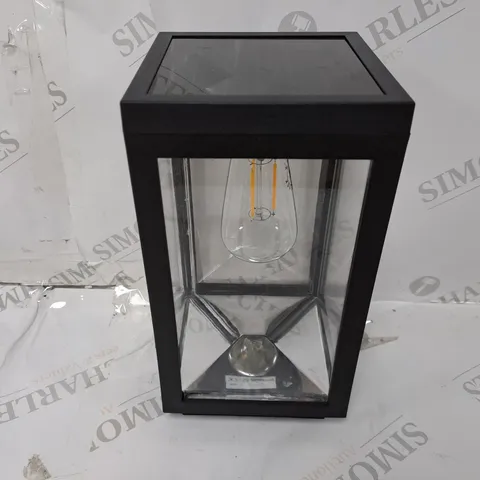 LUXFORM CONTEMPORARY TABLE LANTERN WITH FILAMENT BULB