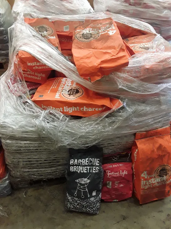 PALLET OF APPROXIMATELY 45 BAGS OF CHARCOAL/BRIQUETTES