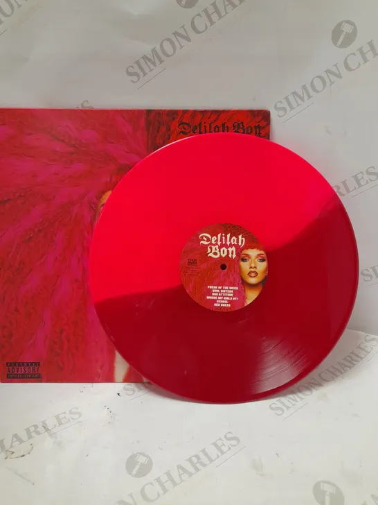 DELILAH BON RED/PINK DEBUT ALBUM VINYL 