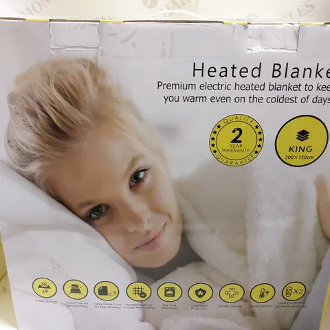 MONHOUSE HEATED BLANKET - KING SIZE 