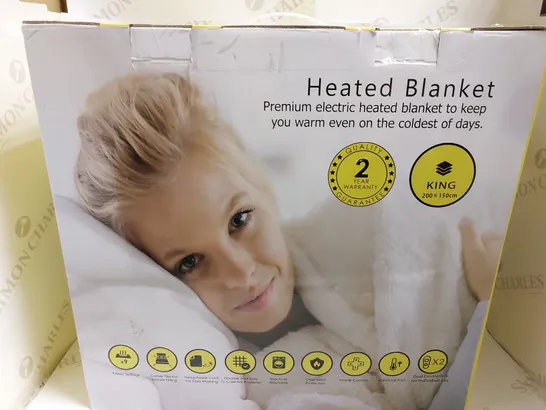 MONHOUSE HEATED BLANKET - KING SIZE 