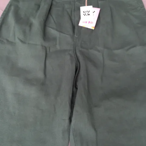 LUCY & YAK ADDISON TROUSERS IN POSY GREEN SIZE 42R