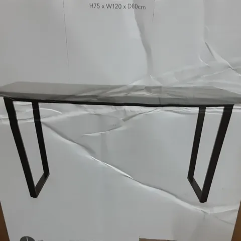 BOXED VIXEN RECTANGULAR DINING TABLE - H75 X W120 X D80 CM 