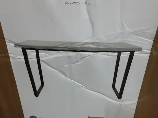 BOXED VIXEN RECTANGULAR DINING TABLE - H75 X W120 X D80 CM 