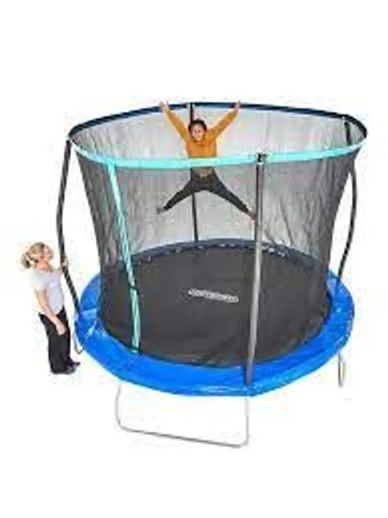 BOXED SPORTSPOWER 10FT TRAMPOLINE WITH EASI-STORE FOLDING ENCLOSURE (1 BOX) RRP £189.99