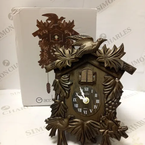 ACCTIM HAMBURG ANTIQUE BRONZE CUCKOO WALL CLOCK