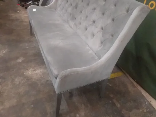 GREY FABRIC BENCH