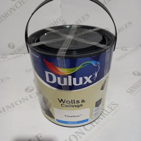 DULUX WALLS & CEILINGS TIMELESS MATT EMULSION PAINT, 2.5L