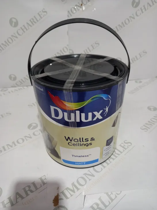 DULUX WALLS & CEILINGS TIMELESS MATT EMULSION PAINT, 2.5L