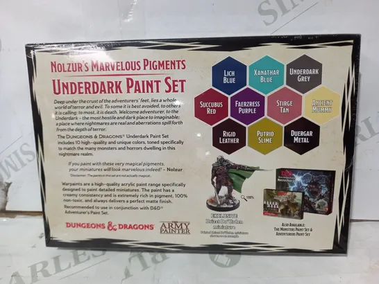 DUNGEONS & DRAGONS NOLZUR'S MARVELOUS PIGMENTS - UNDERDARK PAINT SET