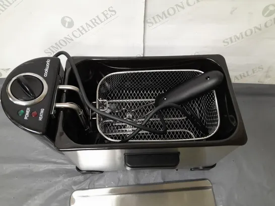 BOXED COOKWORKS STAINLESS STEEL PROFESSIONAL FRYER 3 LITRE 