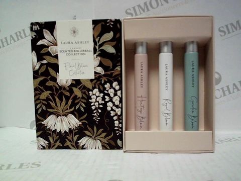 LAURA ASHLEY SCENTED ROLLERBALL FLORAL BLOOM COLLECTION 3X10ML