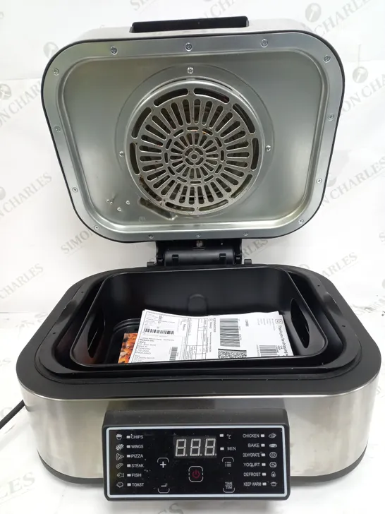 BOXED OUTLET COOK'S ESSENTIALS GRILL & AIRFRYER 5.5L