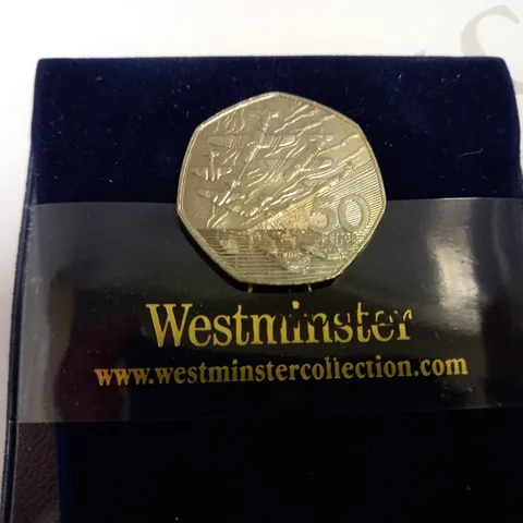 WESTMINSTER 1994 D-DAY ANNIVERSAY COLLECTABLE 50P COIN