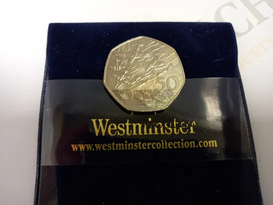 WESTMINSTER 1994 D-DAY ANNIVERSAY COLLECTABLE 50P COIN