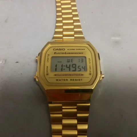 UNBOXED CASIO GOLD LOOK DIGITAL WATCH