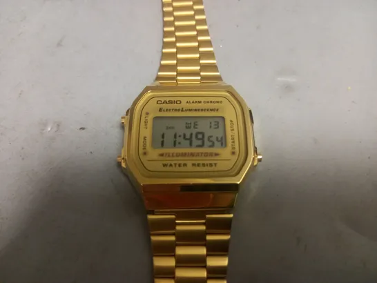 UNBOXED CASIO GOLD LOOK DIGITAL WATCH