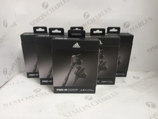 LOT OF 6 ADIDAS FWD-01 BLUETOOTH SPORT HEADPHONES