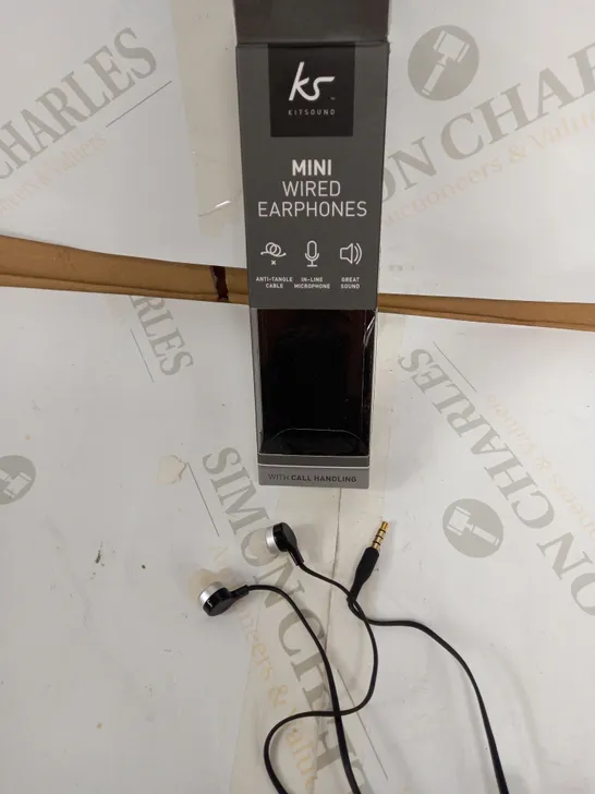 KITSOUND MINI WIRED EARPHONES 