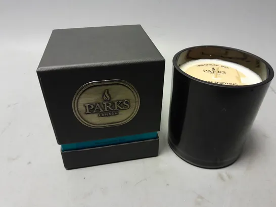 BOXED PARKS LONDON POMEGRANATE NOIR SCENTED CANDLE