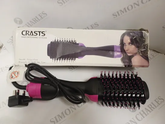 BOXED CRASTS HAIR DRYER AND STYLER