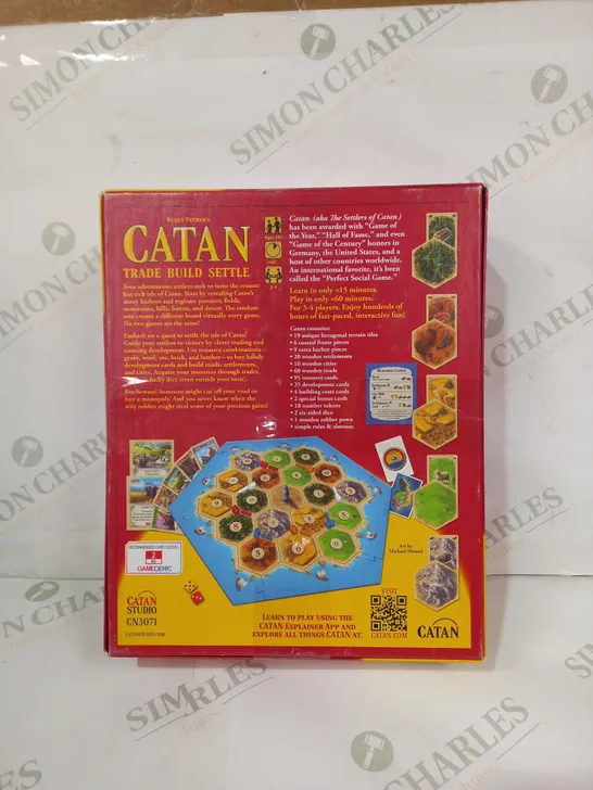 SETTLERS OF CATAN BOARD GAME