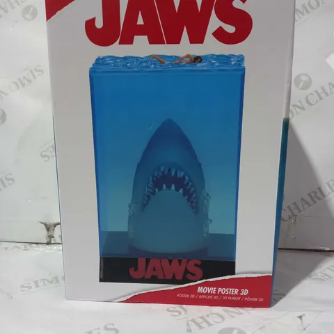 UNIVERSAL JAWS 3D MOVIE POSTER