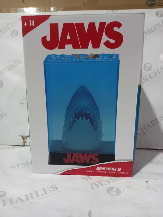 UNIVERSAL JAWS 3D MOVIE POSTER