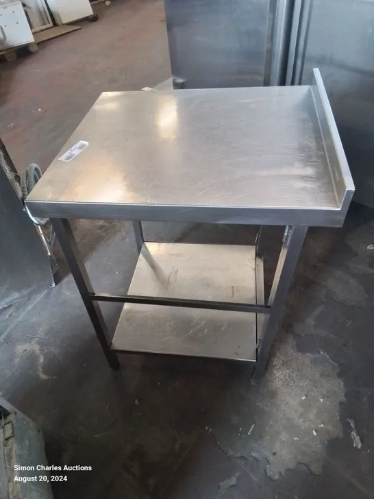 COMMERCIAL KITCHEN STAINLESS STEEL EASY CLEAN COUNTER/WORK TOP