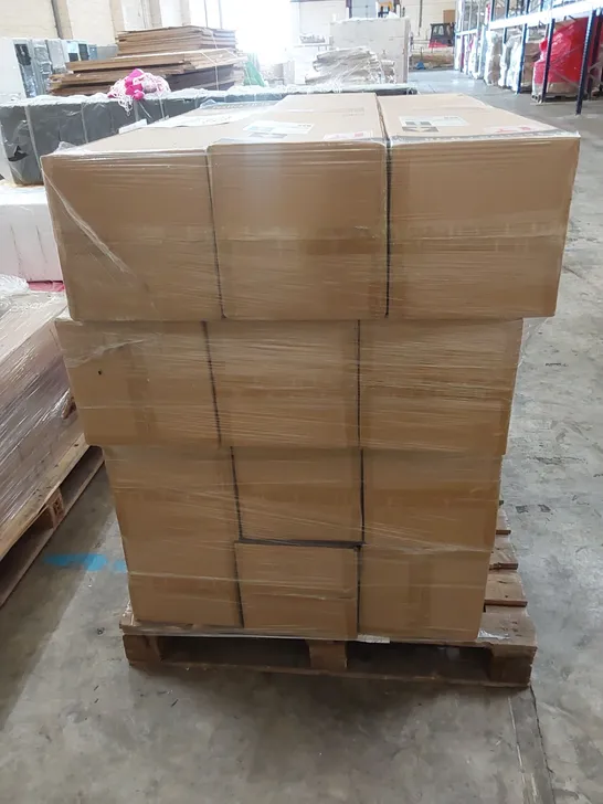 PALLET OF APPROXIMATELY 12 BOXES CONTAINING BRAND NEW 114CM GOLD TIPS TREES