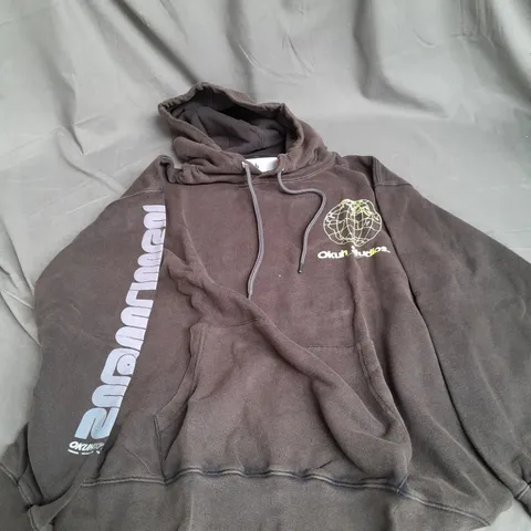 OKUH STUDIOS BROWN LARGE HOODIE 