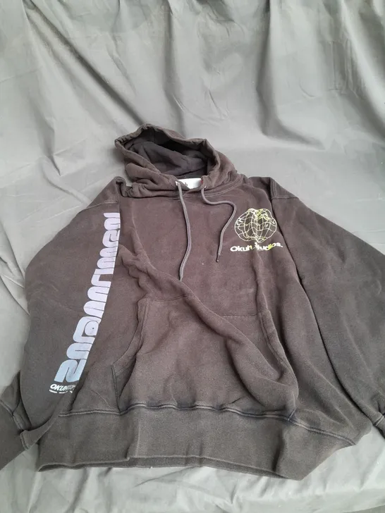 OKUH STUDIOS BROWN LARGE HOODIE 