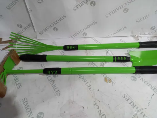 GRUMPY GARDENER SET OF 3 TELESCOPIC TOOLS